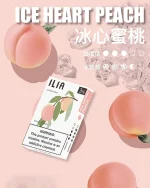 冰心蜜桃 • ILIA電子煙彈 透明發光彈 通用一代主機